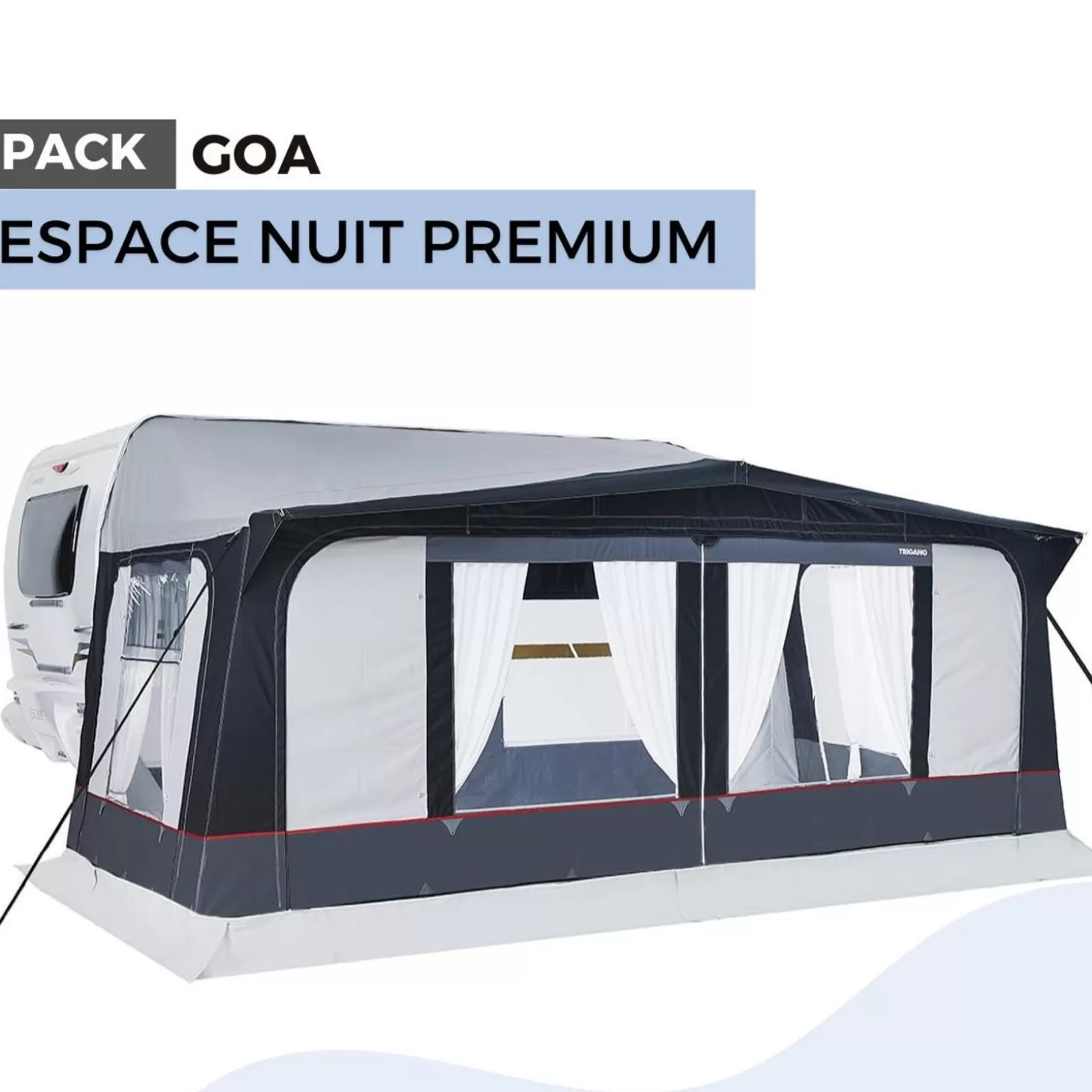 Trigano Pack Auvent Goa - Espace Nuit Premium< Bons Plans