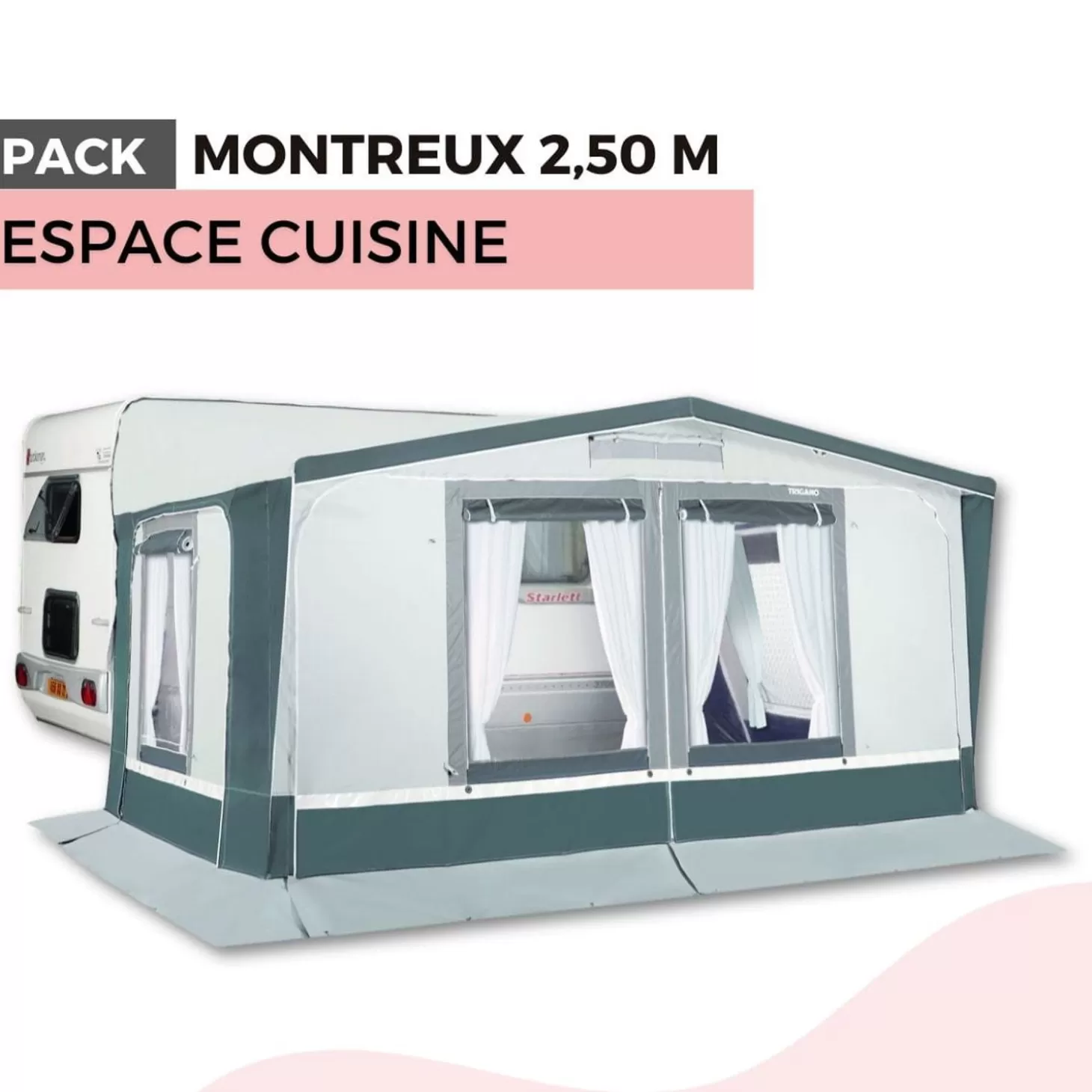 Trigano Pack Auvent Montreux 2,50M - Espace Cuisine< Bons Plans