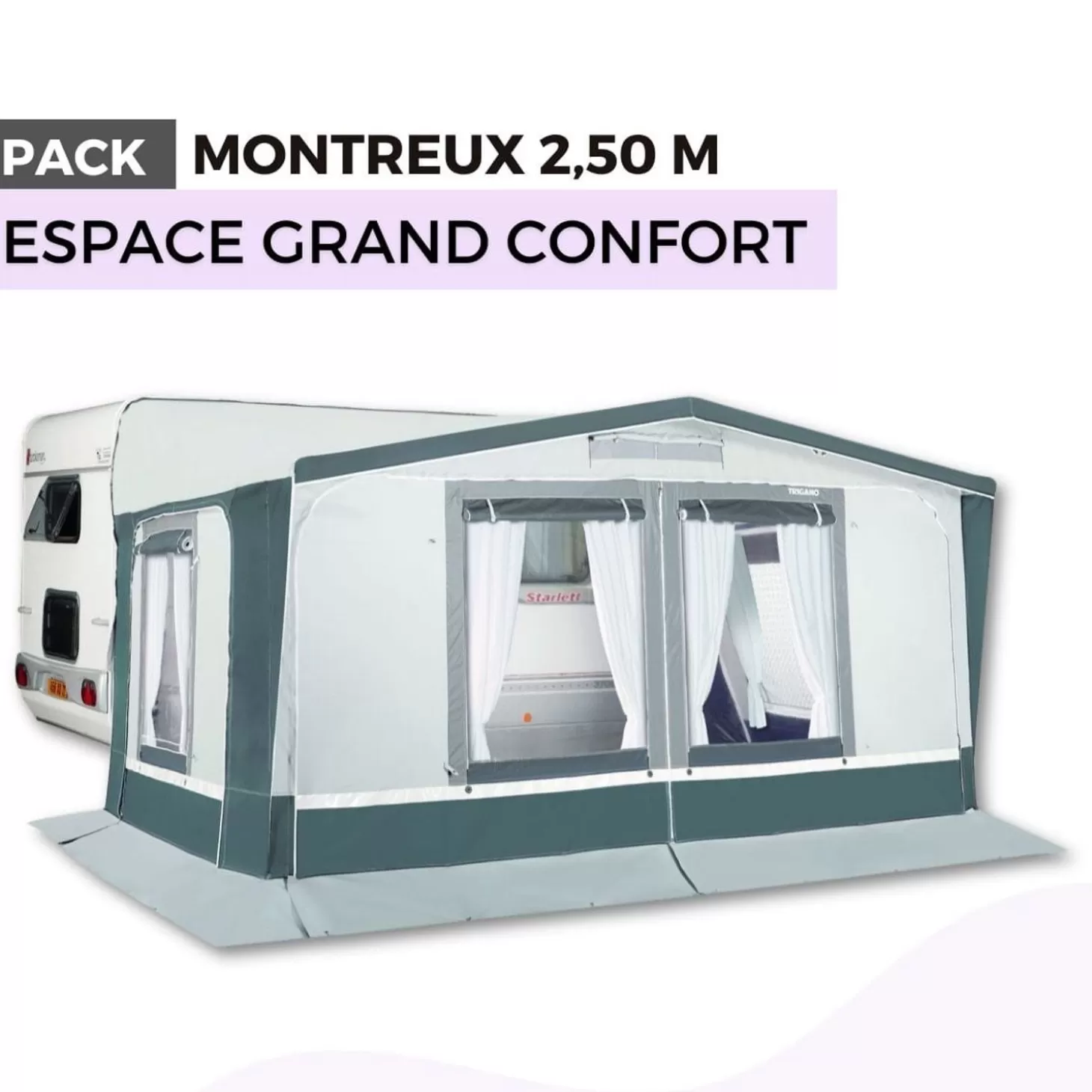 Trigano Pack Auvent Montreux 2,50M - Grand Confort< Bons Plans