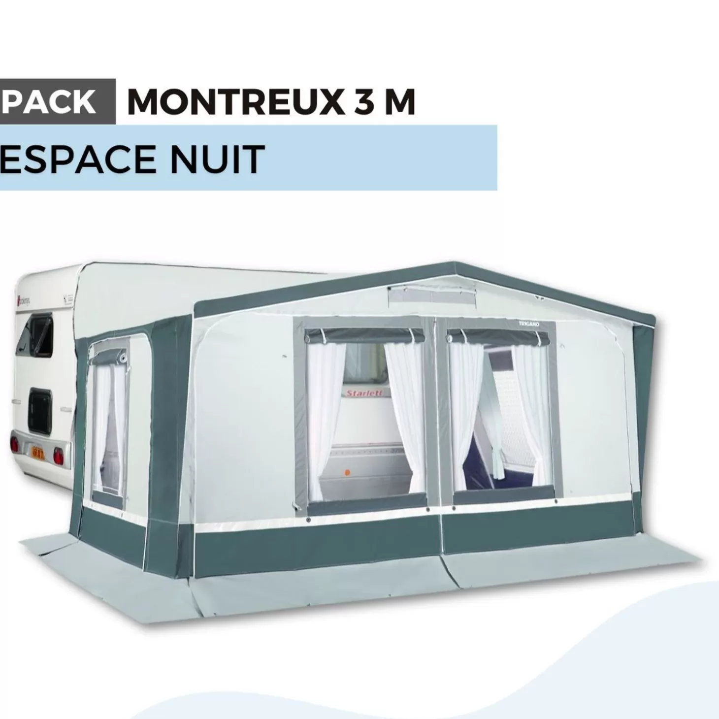 Trigano Pack Auvent Montreux 3M - Espace Nuit< Bons Plans
