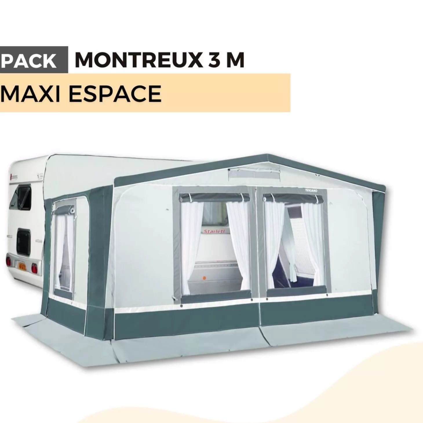 Trigano Pack Auvent Montreux 3M - Maxi Espace< Bons Plans